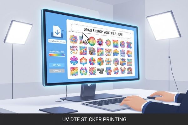 Upload UV DTF Sticker Gang Sheet